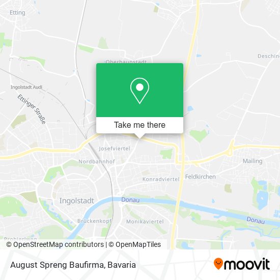 August Spreng Baufirma map