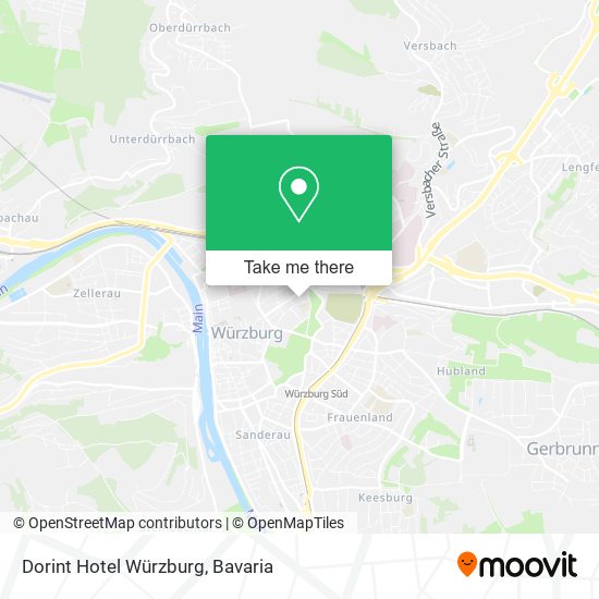 Dorint Hotel Würzburg map