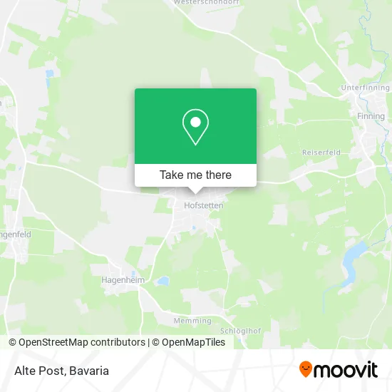 Карта Alte Post