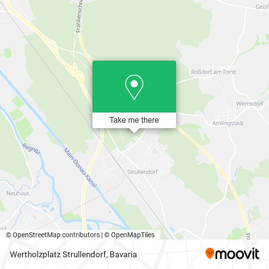 Wertholzplatz Strullendorf map