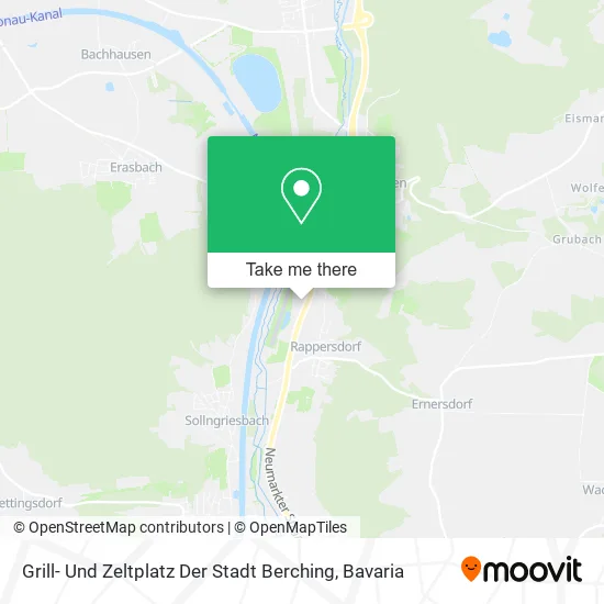 Карта Grill- Und Zeltplatz Der Stadt Berching