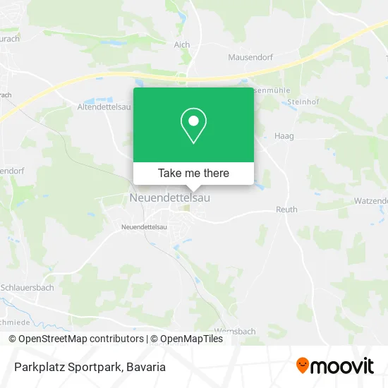 Карта Parkplatz Sportpark