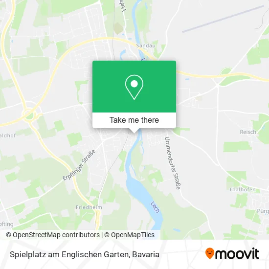 Карта Spielplatz am Englischen Garten