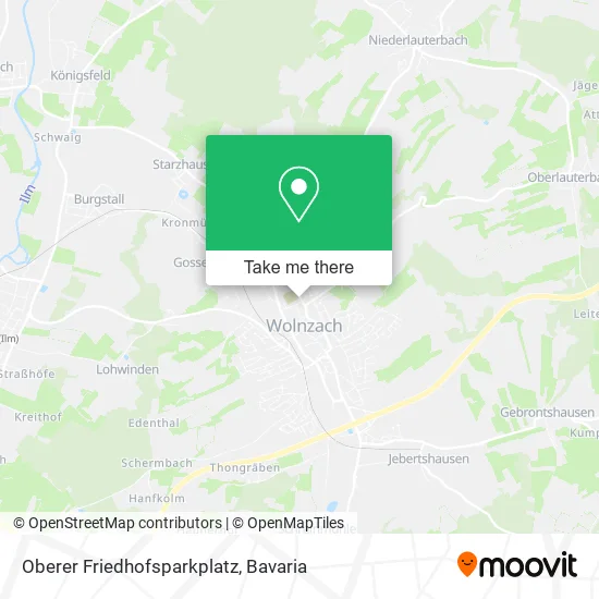 Карта Oberer Friedhofsparkplatz