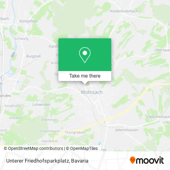 Карта Unterer Friedhofsparkplatz