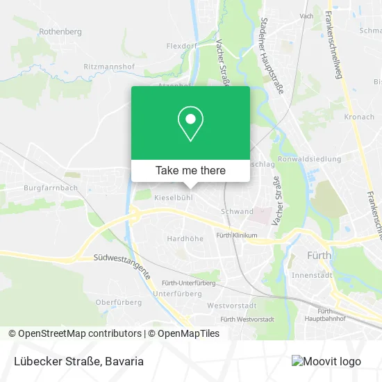 Карта Lübecker Straße