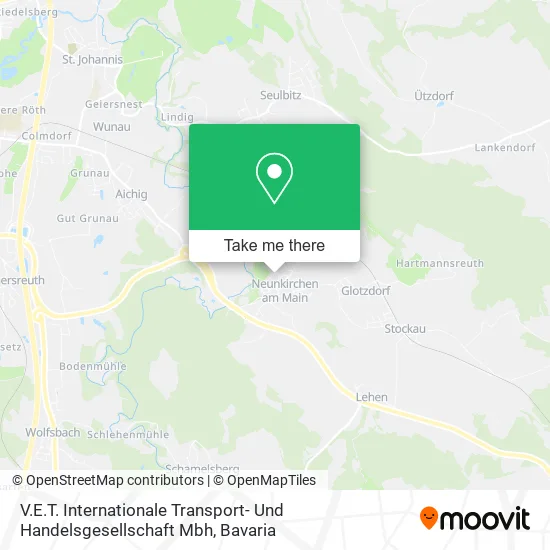 Карта V.E.T. Internationale Transport- Und Handelsgesellschaft Mbh