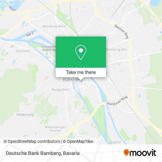 Deutsche Bank Bamberg map