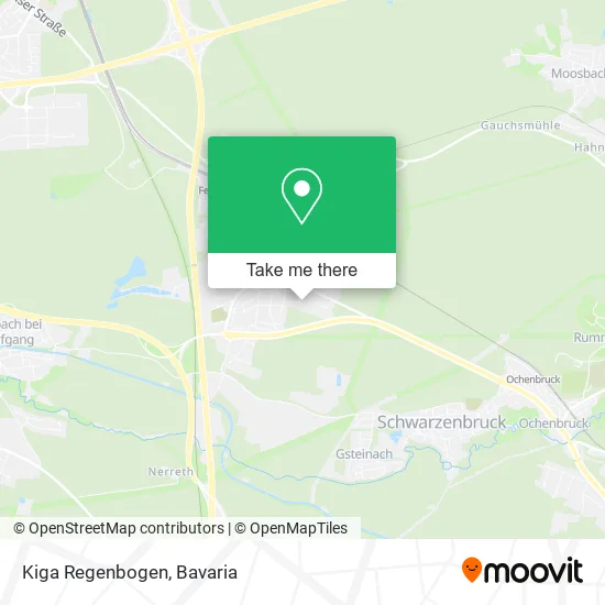 Карта Kiga Regenbogen