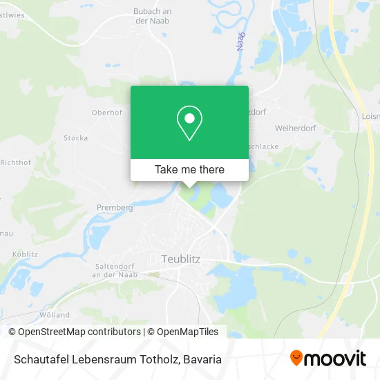 Карта Schautafel Lebensraum Totholz