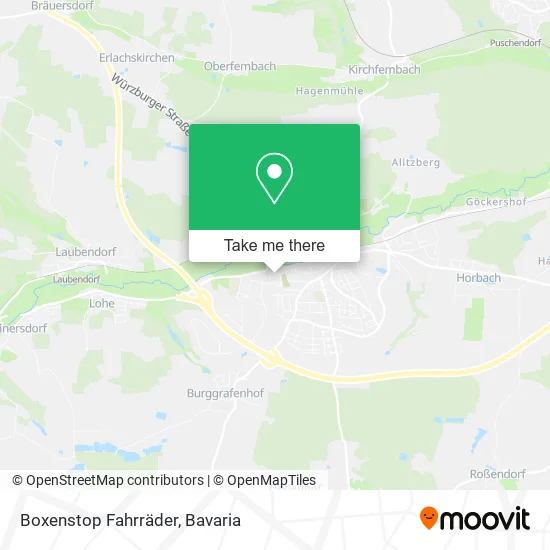 Карта Boxenstop Fahrräder