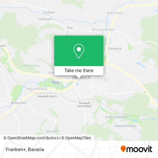 Карта Franken+