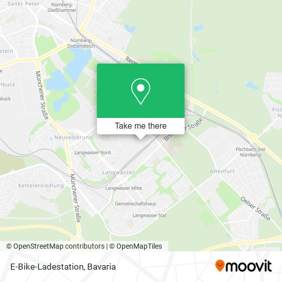 E-Bike-Ladestation map