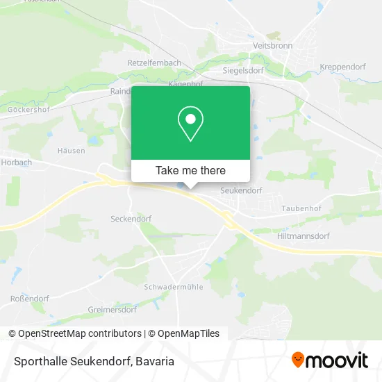 Карта Sporthalle Seukendorf