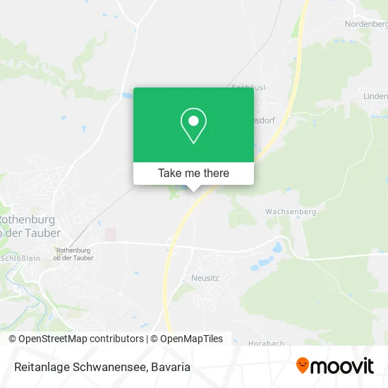 Карта Reitanlage Schwanensee