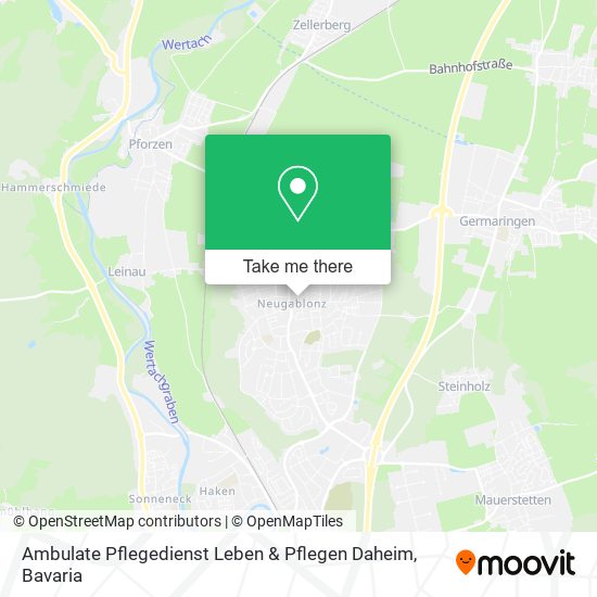 Ambulate Pflegedienst Leben & Pflegen Daheim map