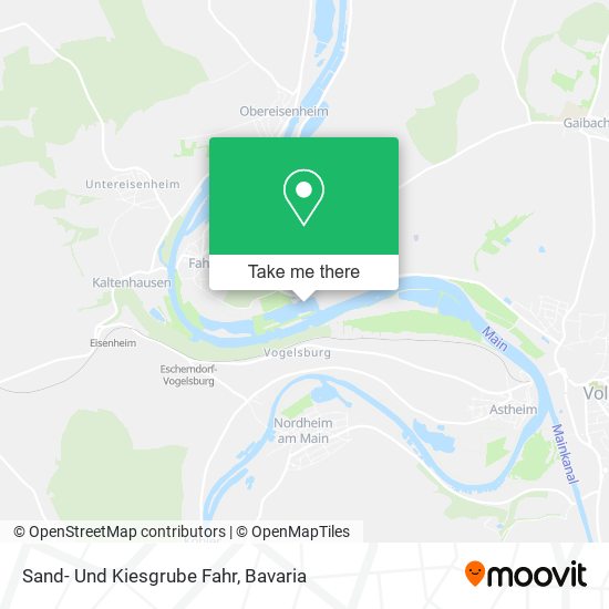 Sand- Und Kiesgrube Fahr map