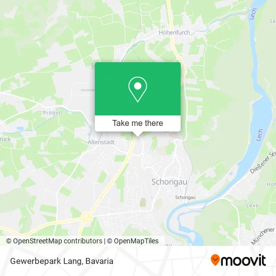 Карта Gewerbepark Lang