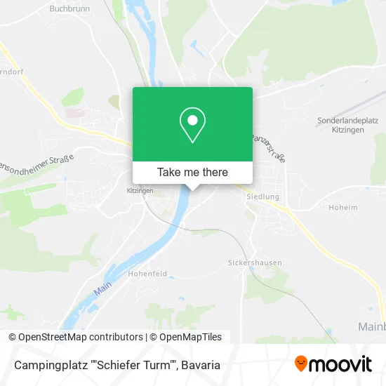 Карта Campingplatz ""Schiefer Turm""