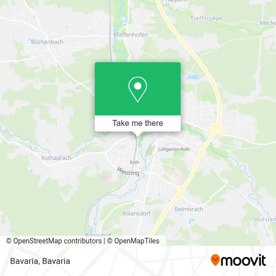 Bavaria map