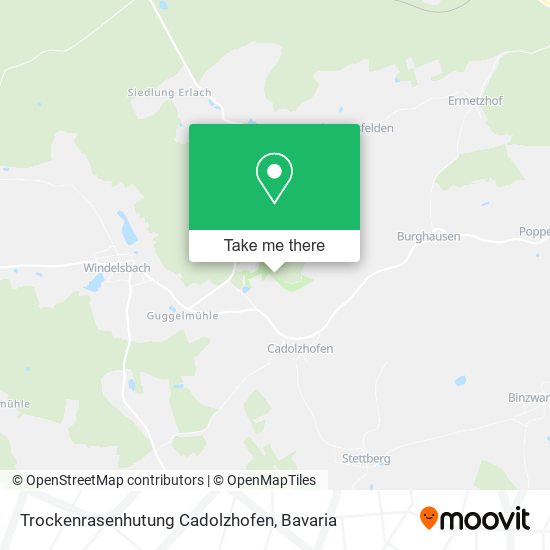 Trockenrasenhutung Cadolzhofen map
