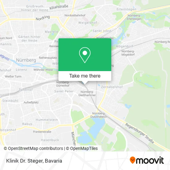Карта Klinik Dr. Steger