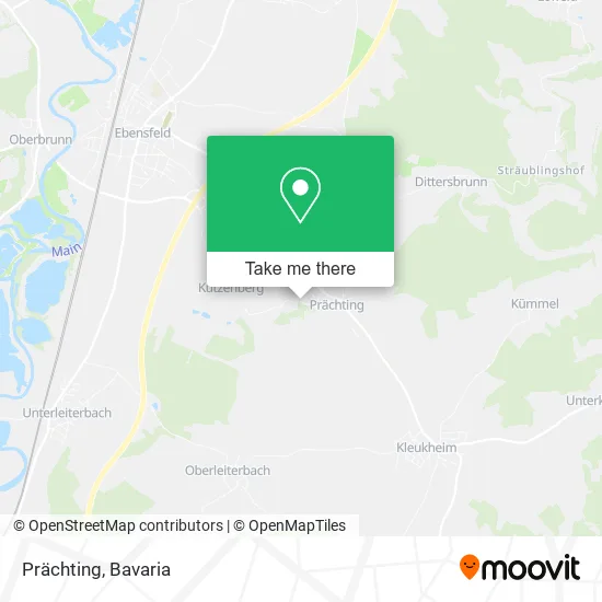 Карта Prächting