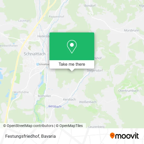 Festungsfriedhof map