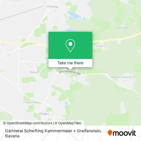 Gärtnerei Schwfting Kammermeier + Greifenstein map