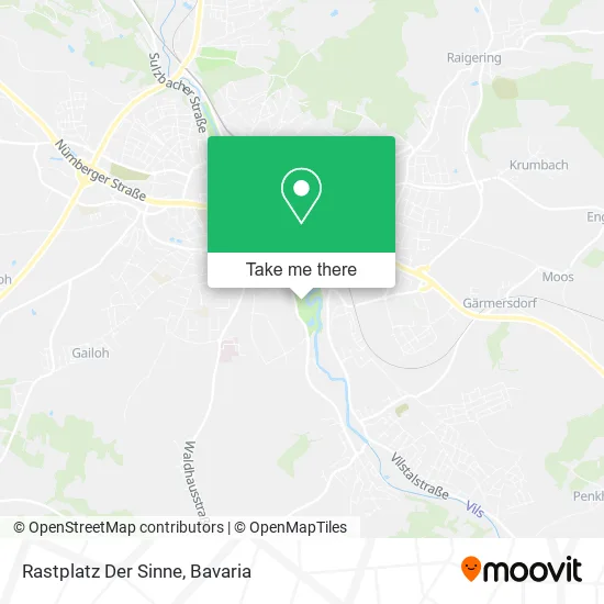 Карта Rastplatz Der Sinne