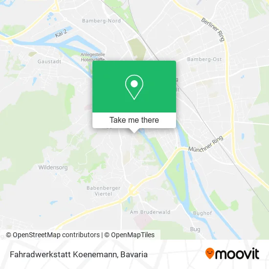 Карта Fahradwerkstatt Koenemann