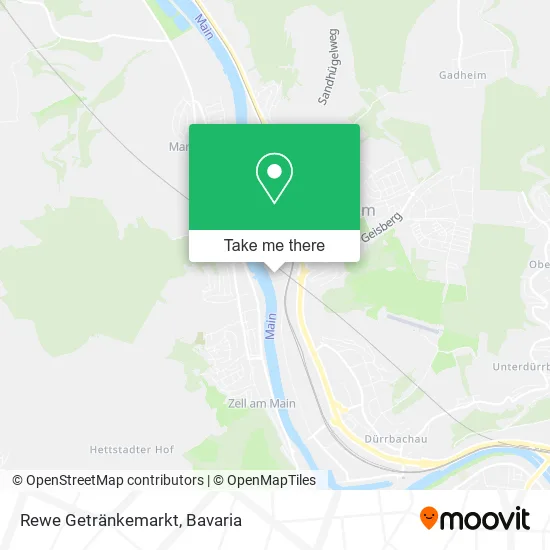 Карта Rewe Getränkemarkt