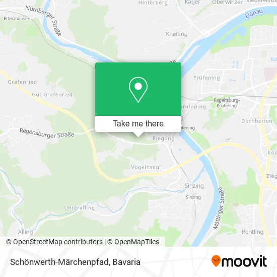 Карта Schönwerth-Märchenpfad