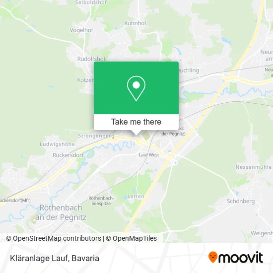 Карта Kläranlage Lauf