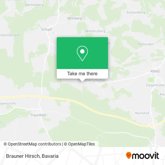 Карта Brauner Hirsch