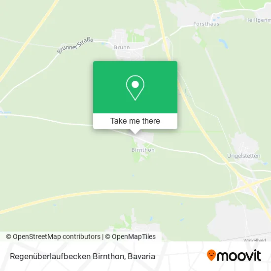 Карта Regenüberlaufbecken Birnthon