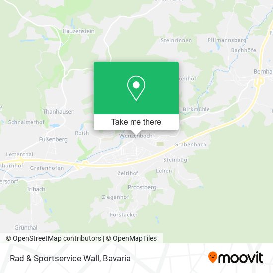 Rad & Sportservice Wall map