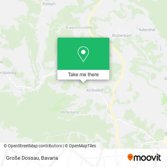 Карта Große Dossau