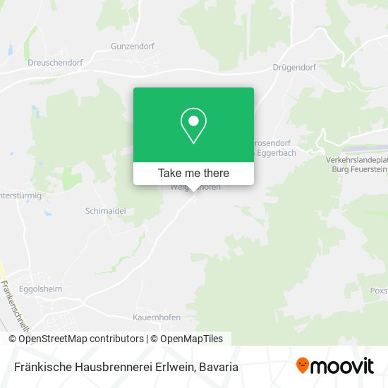 Fränkische Hausbrennerei Erlwein map
