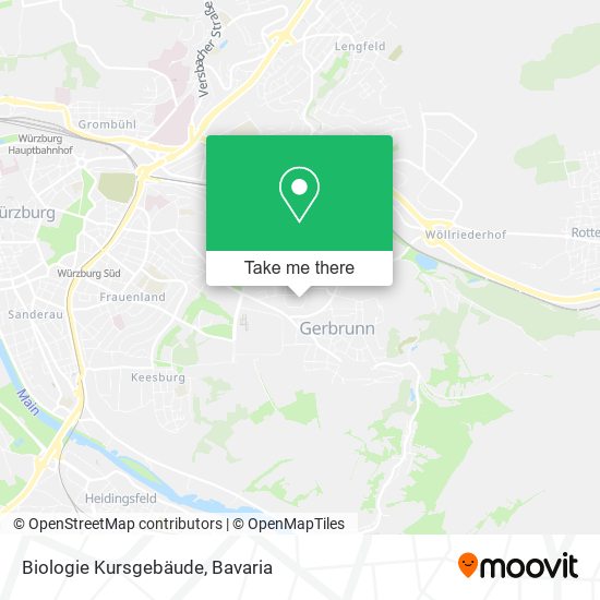 Biologie Kursgebäude map