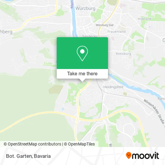 Карта Bot. Garten