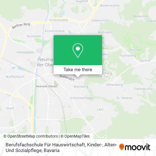 Berufsfachschule Für Hauswirtschaft, Kinder-, Alten- Und Sozialpflege map