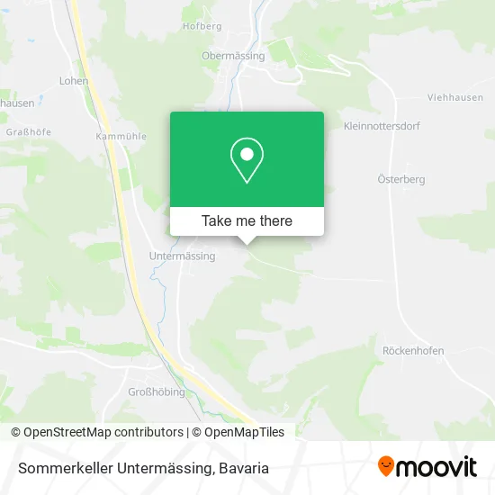 Карта Sommerkeller Untermässing