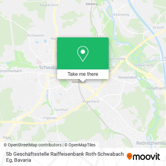 Карта Sb Geschäftsstelle Raiffeisenbank Roth-Schwabach Eg