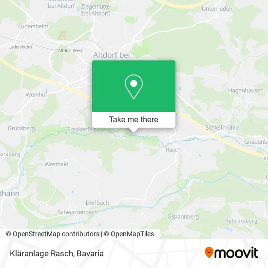 Карта Kläranlage Rasch