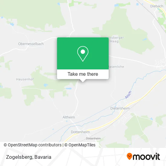 Карта Zogelsberg