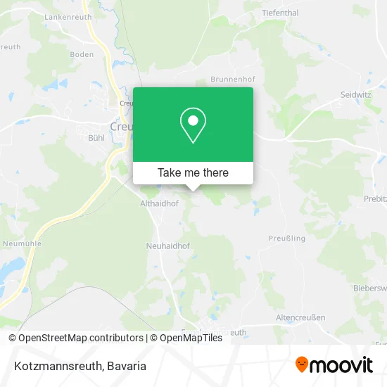 Карта Kotzmannsreuth