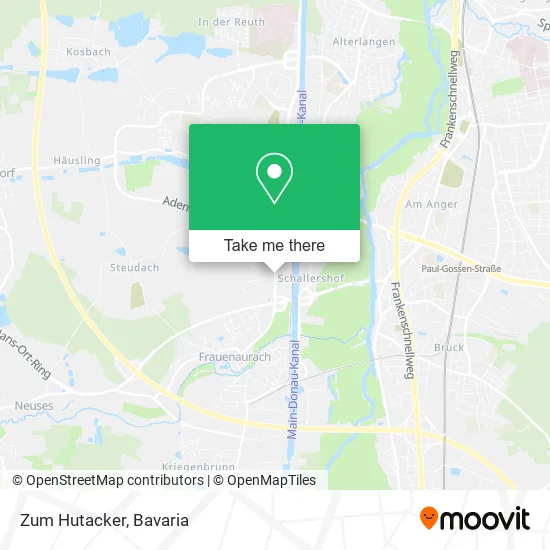 Карта Zum Hutacker