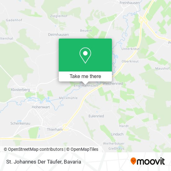 St. Johannes Der Täufer map