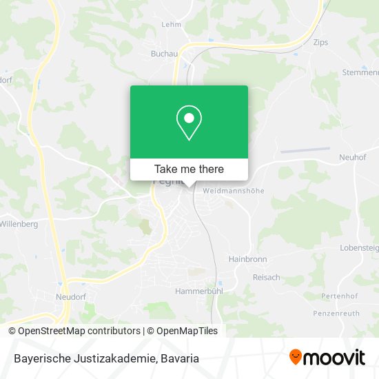 Bayerische Justizakademie map
